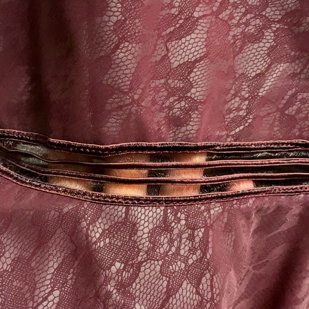 Maroon Patterned Tank - Picture 3 of 4